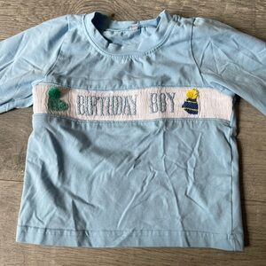 Birthday Boy Smocked Shirt